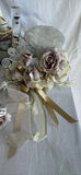 Assorted decorative home items: mugs, vases, candle holders, and frosted artificial roses - thumbnail 6 of 6