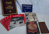 Time Life This Fabulous Century magazines, Rue's Rules manual, Concord Pavilion Magazine, Shell World Atlas, and leather wallet - thumbnail 1 of 4