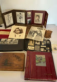 Vintage Photo Albums, War Ration Book, and Leather Gloves - thumbnail 1 of 4