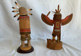 Native American Acoma Pottery, Wooden Kachinas - thumbnail 13 of 15