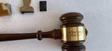 Gavel and vintage wooden stamping blocks with storage boxes - thumbnail 5 of 5