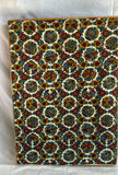 Pink-framed 3D cottage garden textile art with metal floral accents - thumbnail 3 of 7