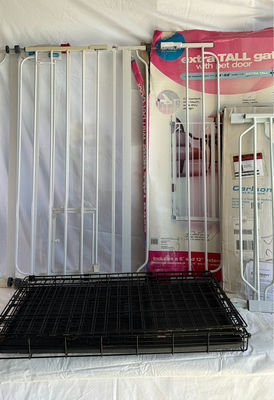 Collapsible, Pet Crate And Adjustable Gate - Image 1 of 7