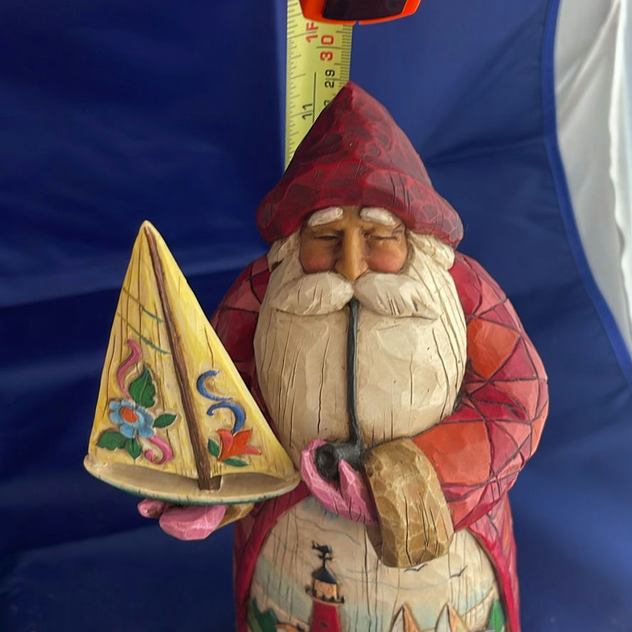 Decorative Santa Lot including Jim Shore Santa holding Boat - image 18 of 19