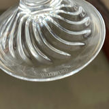 Green Glass Chargers, Butter Dish, Waterford Candleholder, Carafe and Glass - thumbnail 6 of 13