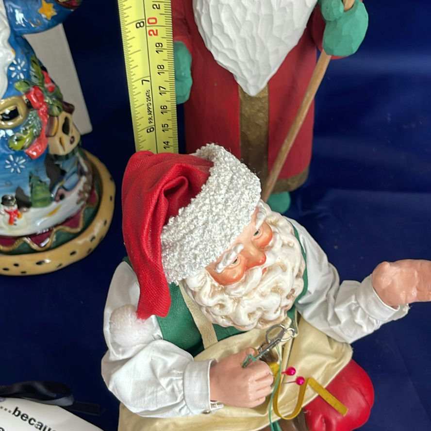 Decorative Santa Lot including Jim Shore Santa holding Boat - image 19 of 19