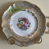 Gold Metal Plate Holder with 4 plates - thumbnail 3 of 17