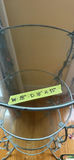 Multi Tiered Circular Glass And Metal Stand - thumbnail 7 of 9