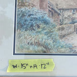 Henry James Sage – Companion Pair of Surrey Watercolors, Ferry Path, St Catherine’s, Guildford And Cats In A Boat by Louis Wain - thumbnail 15 of 20