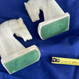 Vintage Onyx Marble Horse Head Bookends - thumbnail 6 of 6
