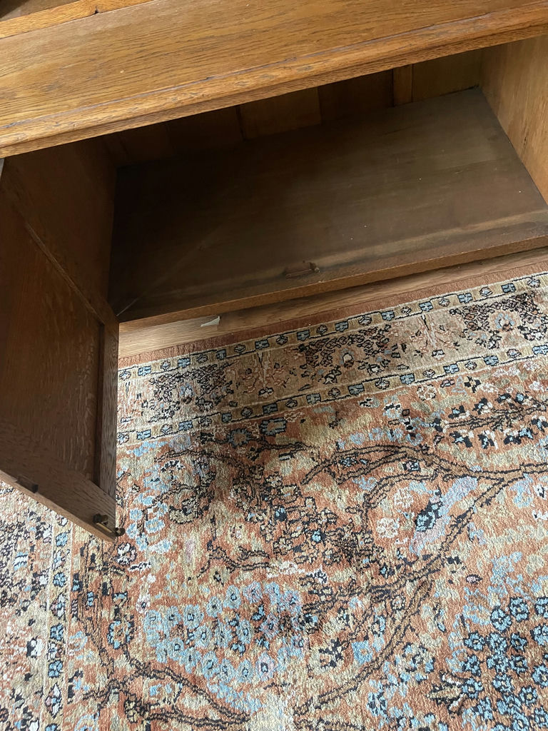 Vintage Large Wooden Shelving Unit - image 5 of 9