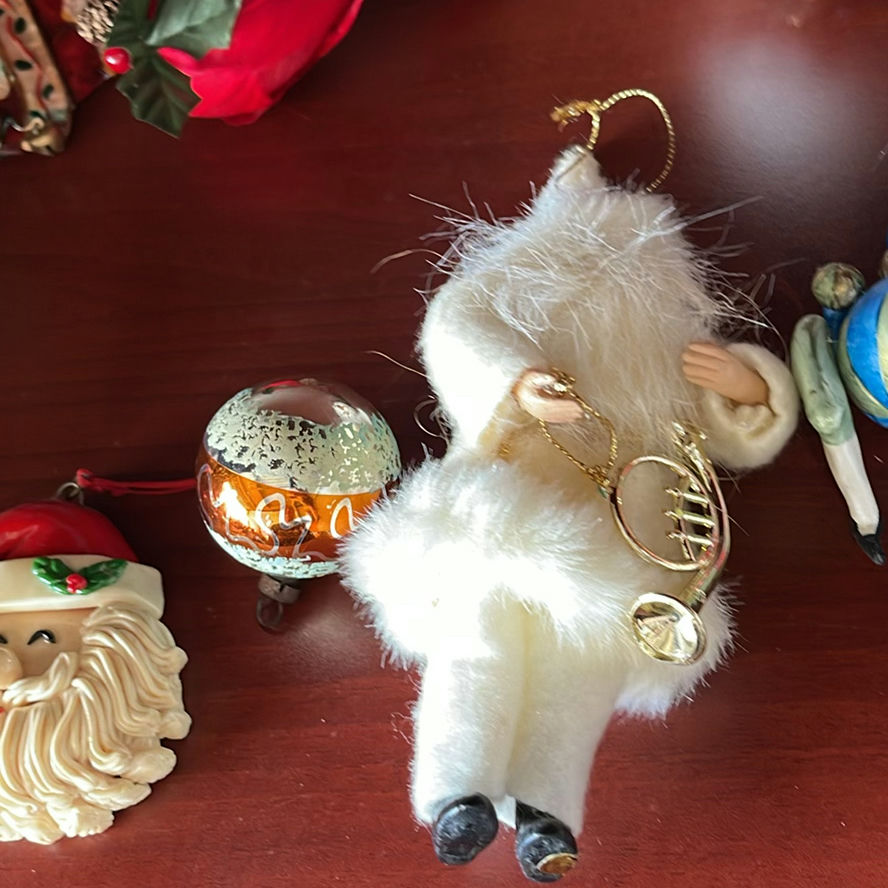 Waterford Christmas Ornaments And Handmade Sleigh - image 7 of 22