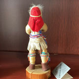 Iroquois Corn Husk Doll, Inuit Tea Cozy and Indigenous Tribal Figure - thumbnail 11 of 14