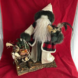 Santa on Wood Ltd Edition by Peg & Mary - thumbnail 1 of 11