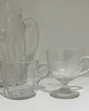 Vintage Etched Fern Patterned Glassware - thumbnail 5 of 13