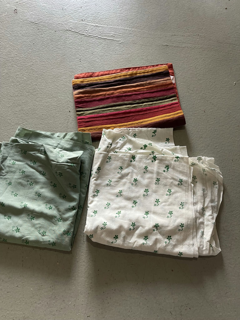 Various Vintage Colourful Material  - image 3 of 18