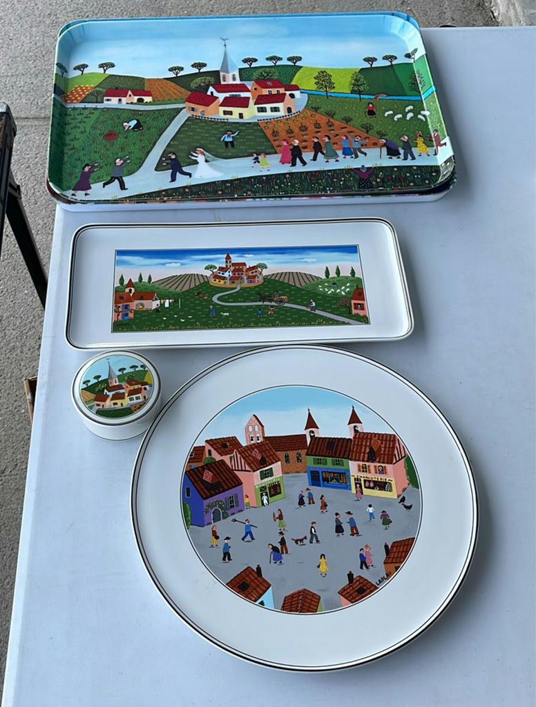 Villeroy & Boch Design Naif Porcelain Pieces and Melamine Trays - image 1 of 11