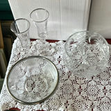 Various Crystal Bowls, Glasses and Vase - thumbnail 2 of 15