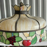 Tiffany Style Fruit Motif Hanging Light Fixture - thumbnail 2 of 10