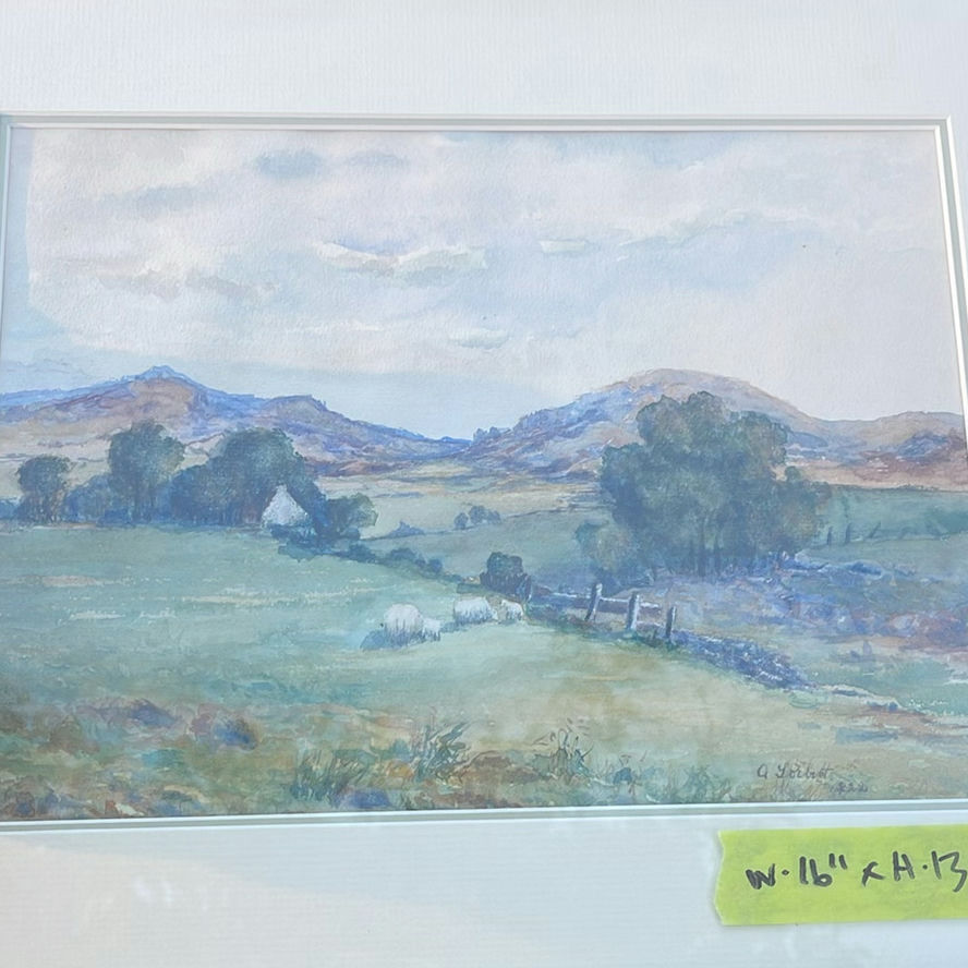 British Artist A. Torbet Watercolour and Unsigned British art - image 8 of 13