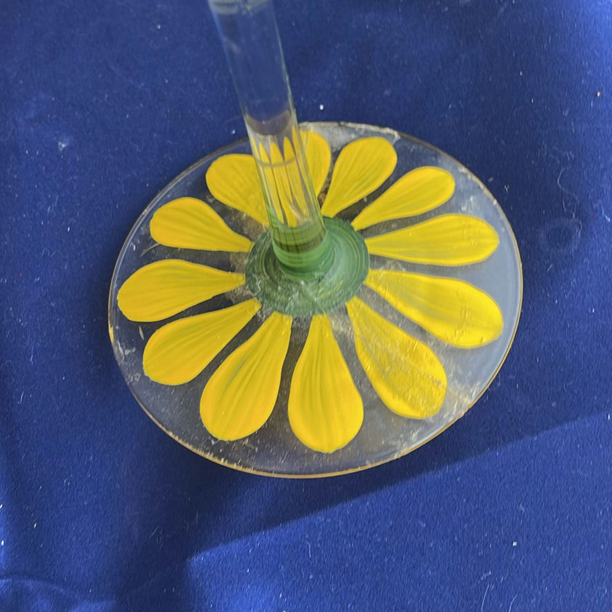 Hand Painted Wine Glasses - image 4 of 10