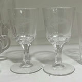 Vintage Etched Fern Patterned Glassware  - thumbnail 4 of 13