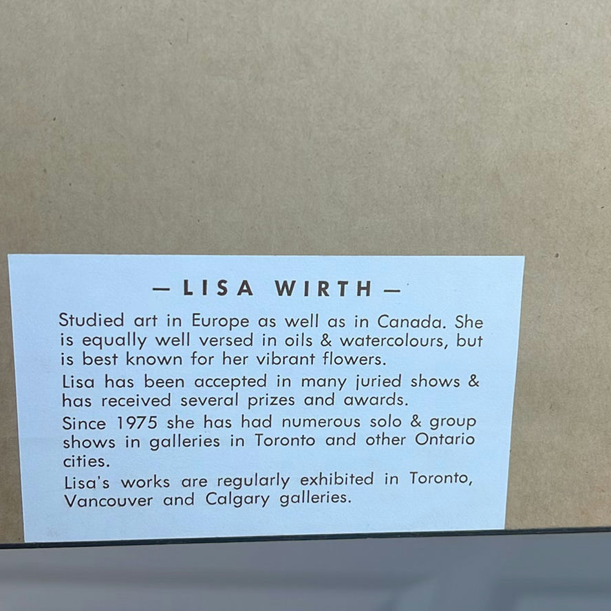 Canadian Artist Lisa Wirth (1923-2017) Original Paintings - image 9 of 9