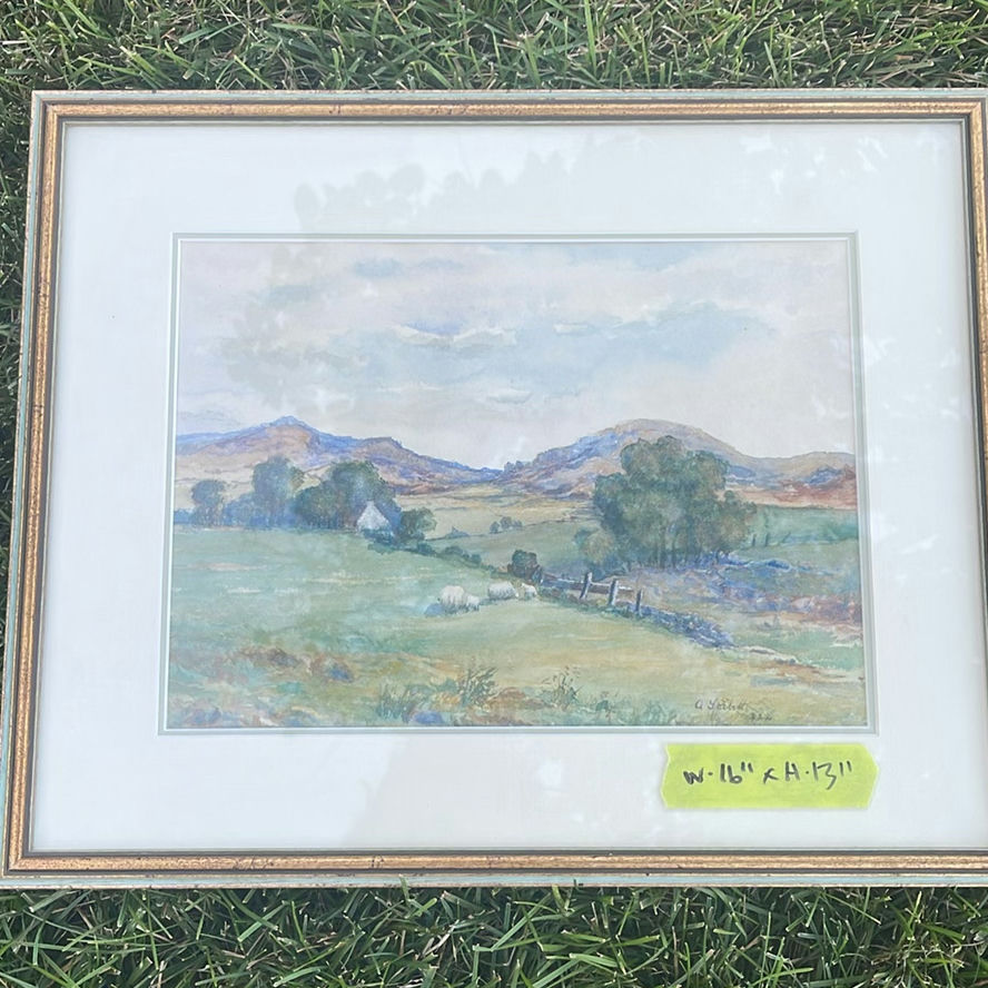 British Artist A. Torbet Watercolour and Unsigned British art - image 7 of 13