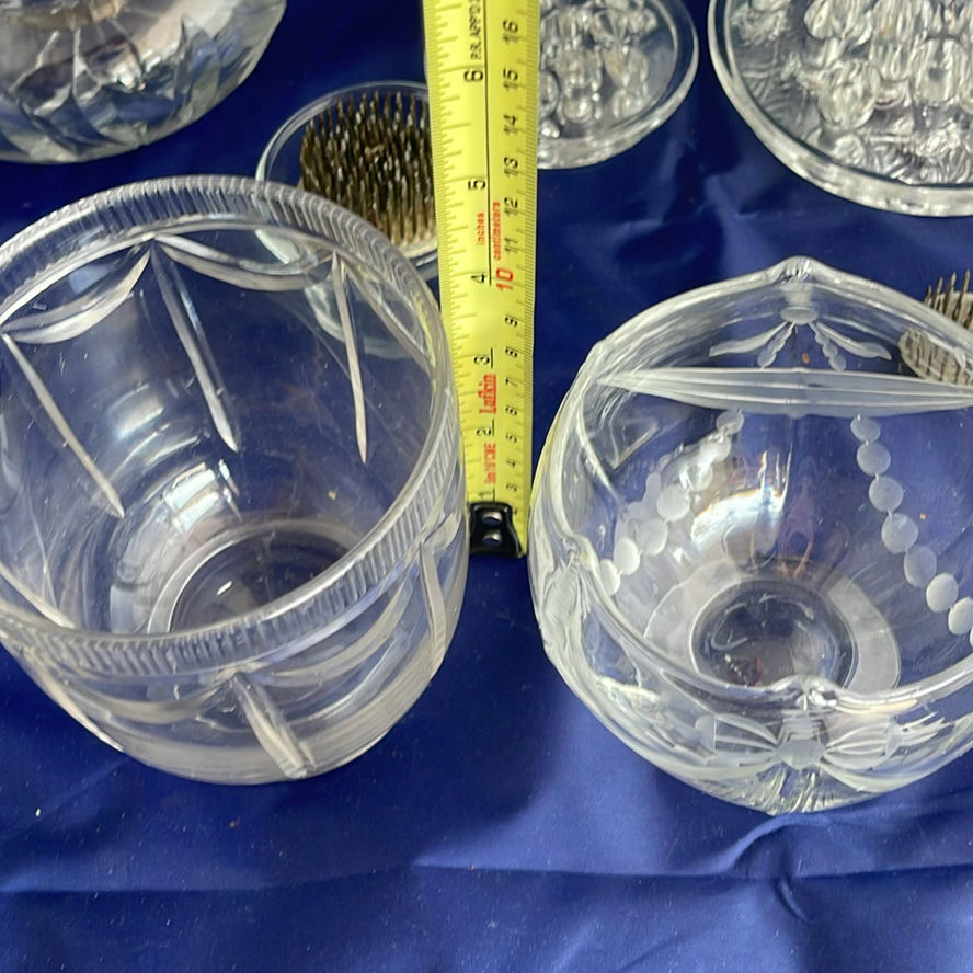 Floral Arrangement Frogs and Vintage Glass Bowls - image 6 of 13