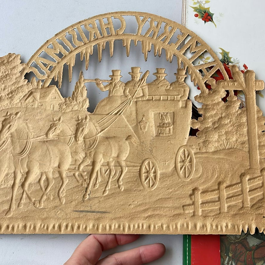 Royal Albert Placemats, Santa Cutting Board and vintage decoration - image 5 of 8
