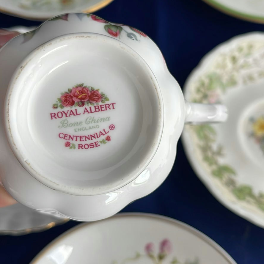 Royal Albert and Royal Doulton Cups and Saucers - image 8 of 20