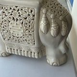 Vintage Large Elephant Plant Stand - thumbnail 2 of 11