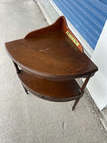 Vintage Mahogany Two Tier Accent Table - thumbnail 2 of 7