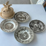 Antique Transferware and Antique Game Pie Dish - thumbnail 1 of 25