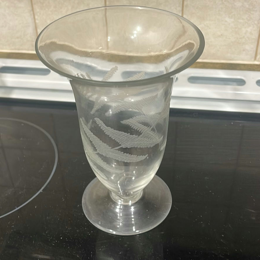 Antique Etched Fern Glassware  - image 15 of 22