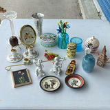 Porcelain Cherubs, Greek Plates, Wedgwood Pewter Vase and More - thumbnail 1 of 32