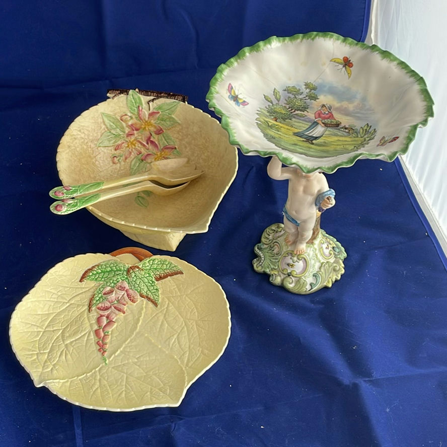Carlton Ware 4 pc set and Spode Old English Period Piece - image 1 of 14