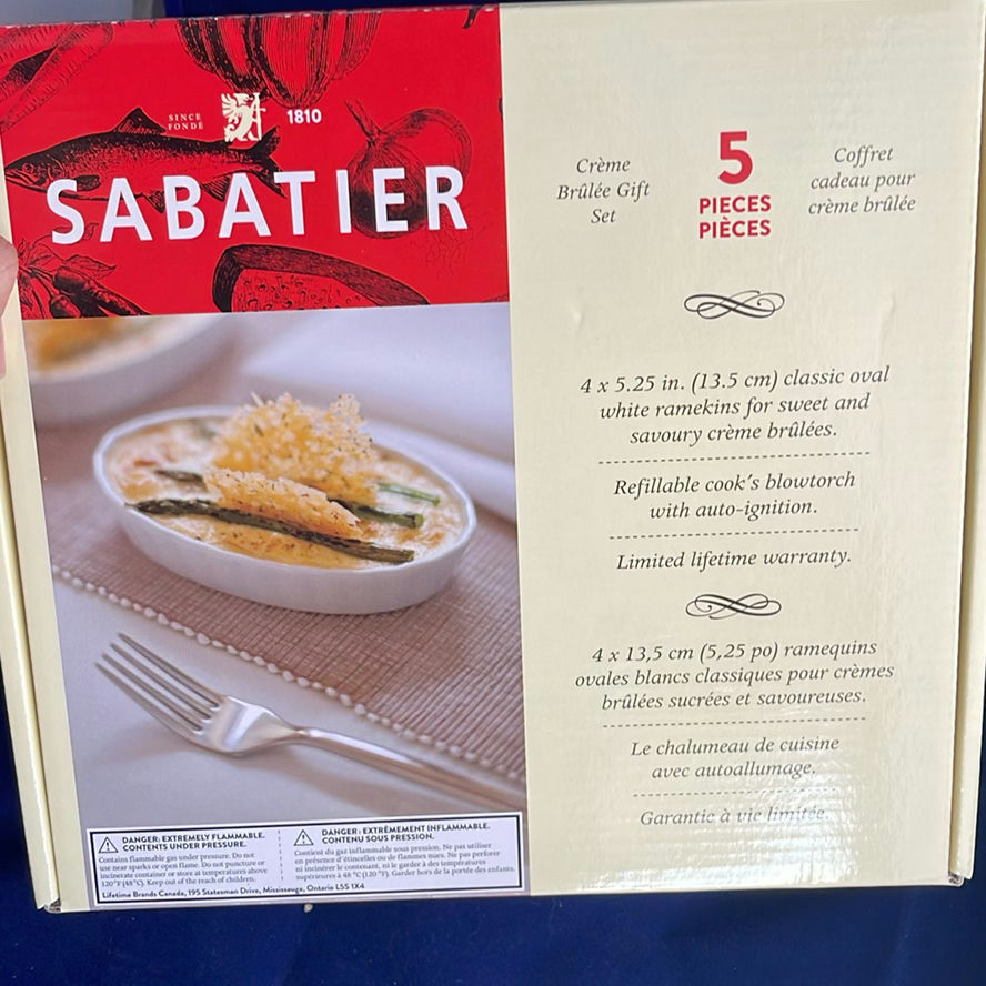 New Sabatier Creme Brulee Set, Corningware Casserole and Pans - image 7 of 8