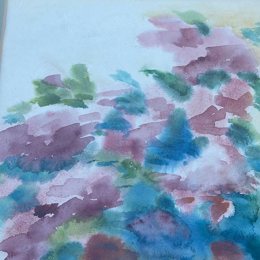 Original Local Floral Painting Signed Leeds And Older Print Of A Woman Signed W.A.S - image 10 of 12
