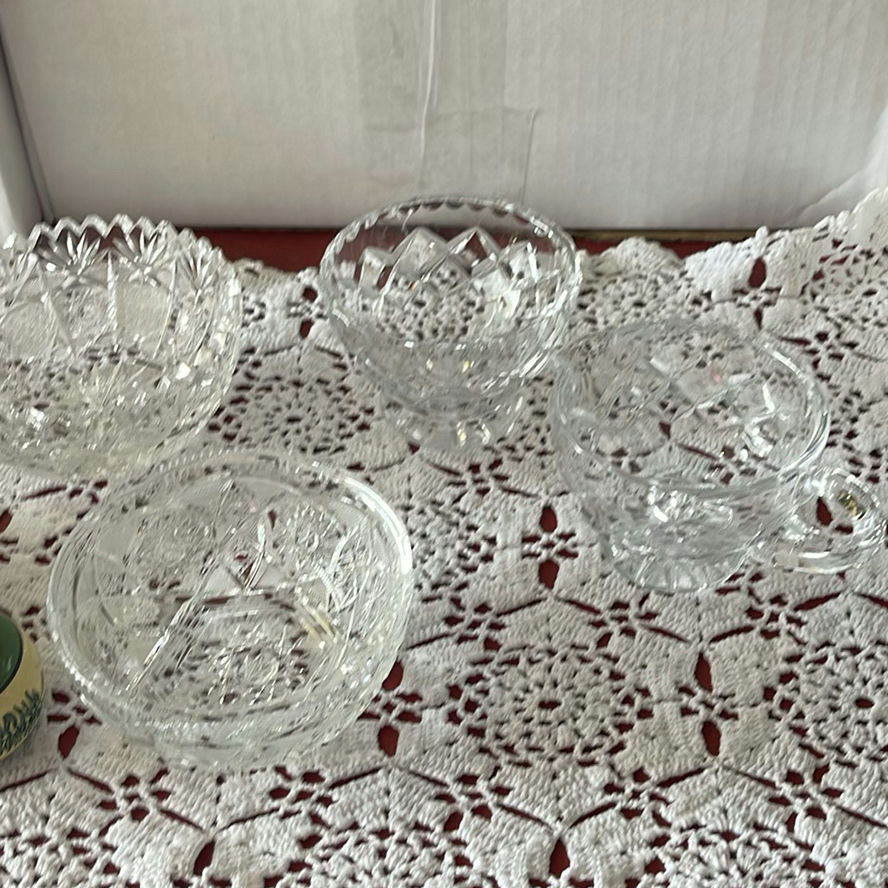 Crystal Servingware and Napkin Rings  - image 2 of 15