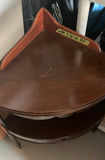 Vintage Mahogany Two Tier Accent Table - thumbnail 1 of 7