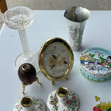Porcelain Cherubs, Greek Plates, Wedgwood Pewter Vase and More - thumbnail 2 of 32