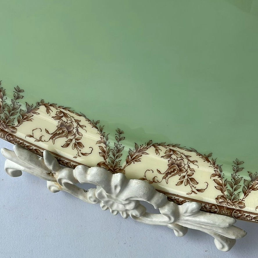 Antique Royal Worcester 1893 Platter - image 3 of 8