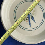 Pottery including small Blue Teapot and Soup Bowls with Underplates - thumbnail 4 of 18