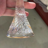 Green Glass Chargers, Butter Dish, Waterford Candleholder, Carafe and Glass - thumbnail 7 of 13