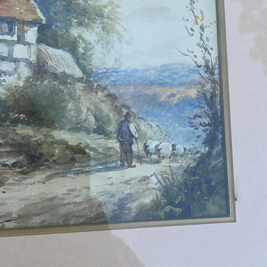 British Artist A. Torbet Watercolour and Unsigned British art - image 3 of 13