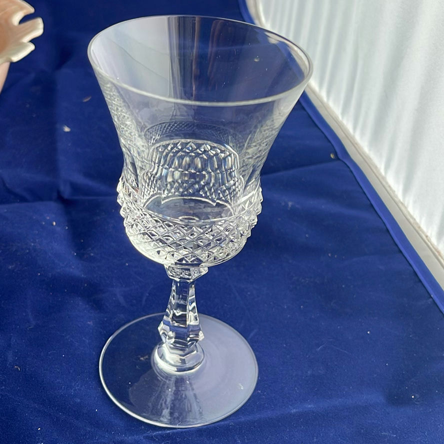 Crystal Glasses Granada By Val St Lambert - image 8 of 13
