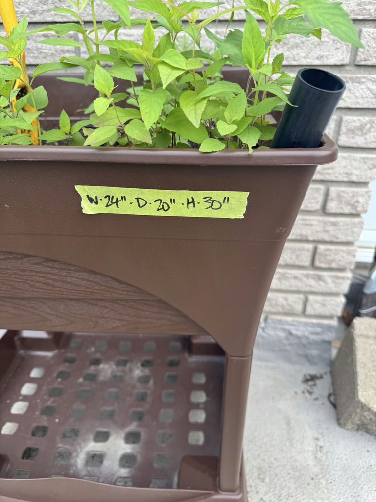 Raised Plastic Planter - image 2 of 5
