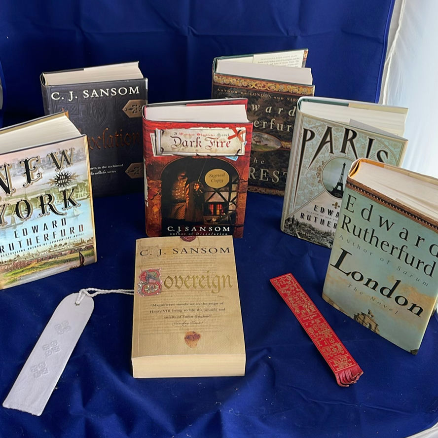 C.J Sansom and Edward Rutherford Books - image 1 of 9