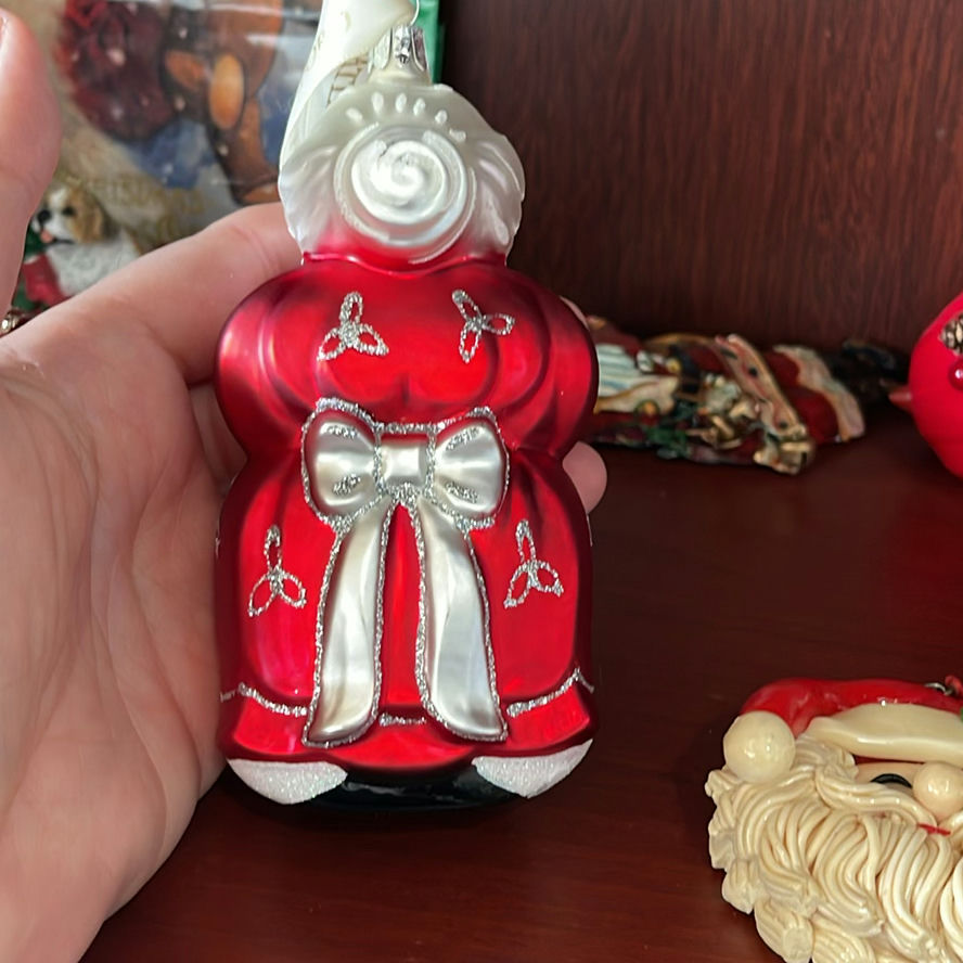 Waterford Christmas Ornaments And Handmade Sleigh - image 9 of 22